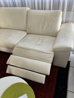 Ecksofa Leder creme guter Zustand 270x160 cm