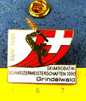 SKI AKRO SM GRINDELWALD PIN GOLDIG ENAMELSSAV FSSA