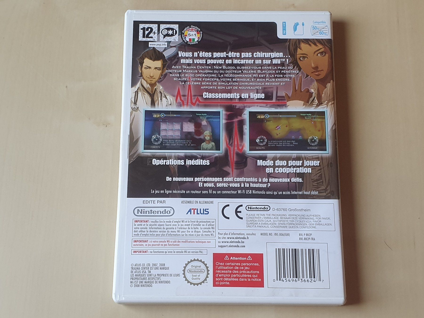Nintendo Giochi: Trauma Center New Blood – Usato da Stansstad venduto da collectorsshop 1