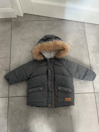 Obaibi, Okaidi Baby Winterjacke, Parka, grau, Gr. 68, w. Neu