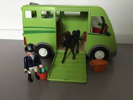 Playmobil Pferdetransporter mit Koppel