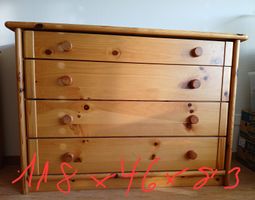 Kommode 118x46x83 cm gebrauchter Zustand