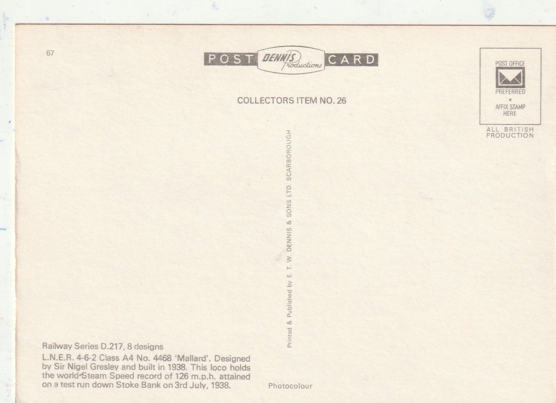 Cartes postales: Bahn Serie – D'occasion à Lumbrein par made02 1