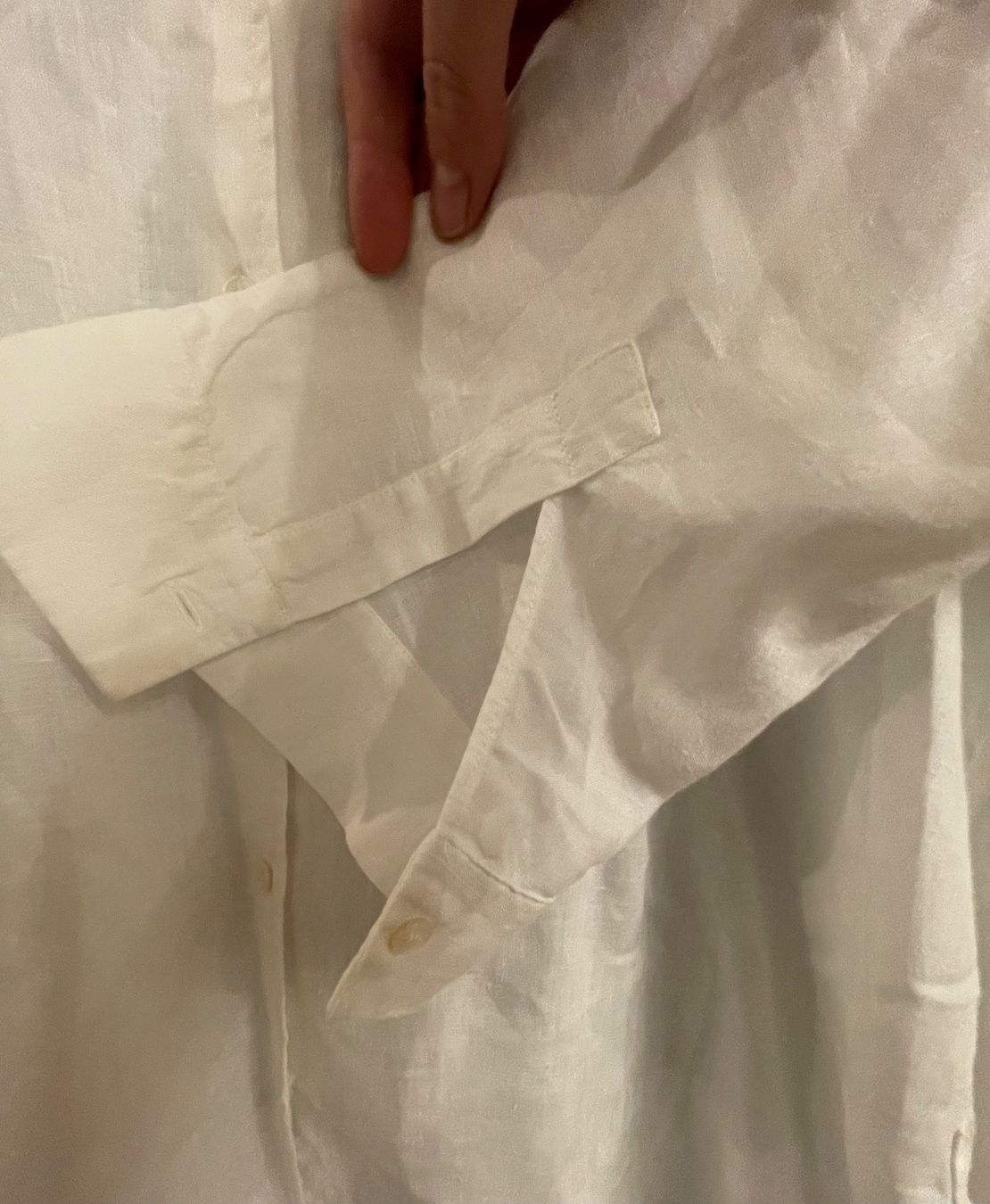 Max Mara Blusen: Weisse Max Mara Leinen Bluse super Zustand – Gebraucht aus Zürich von Pudelkerne 5