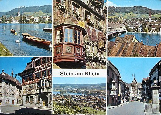 Cartoline postali: 2x AK STEIN AM RHEIN – Usato da Jona venduto da philajona 1