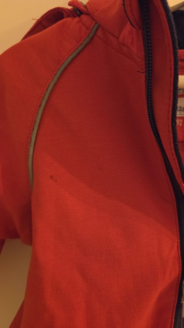 Completi: Tchibo Overall Softshell Einteiler rot Grösse 86-92 – Usato da Winterthur venduto da NeM 2