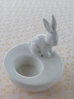 Porzellan Kerzenhalter mit Hase