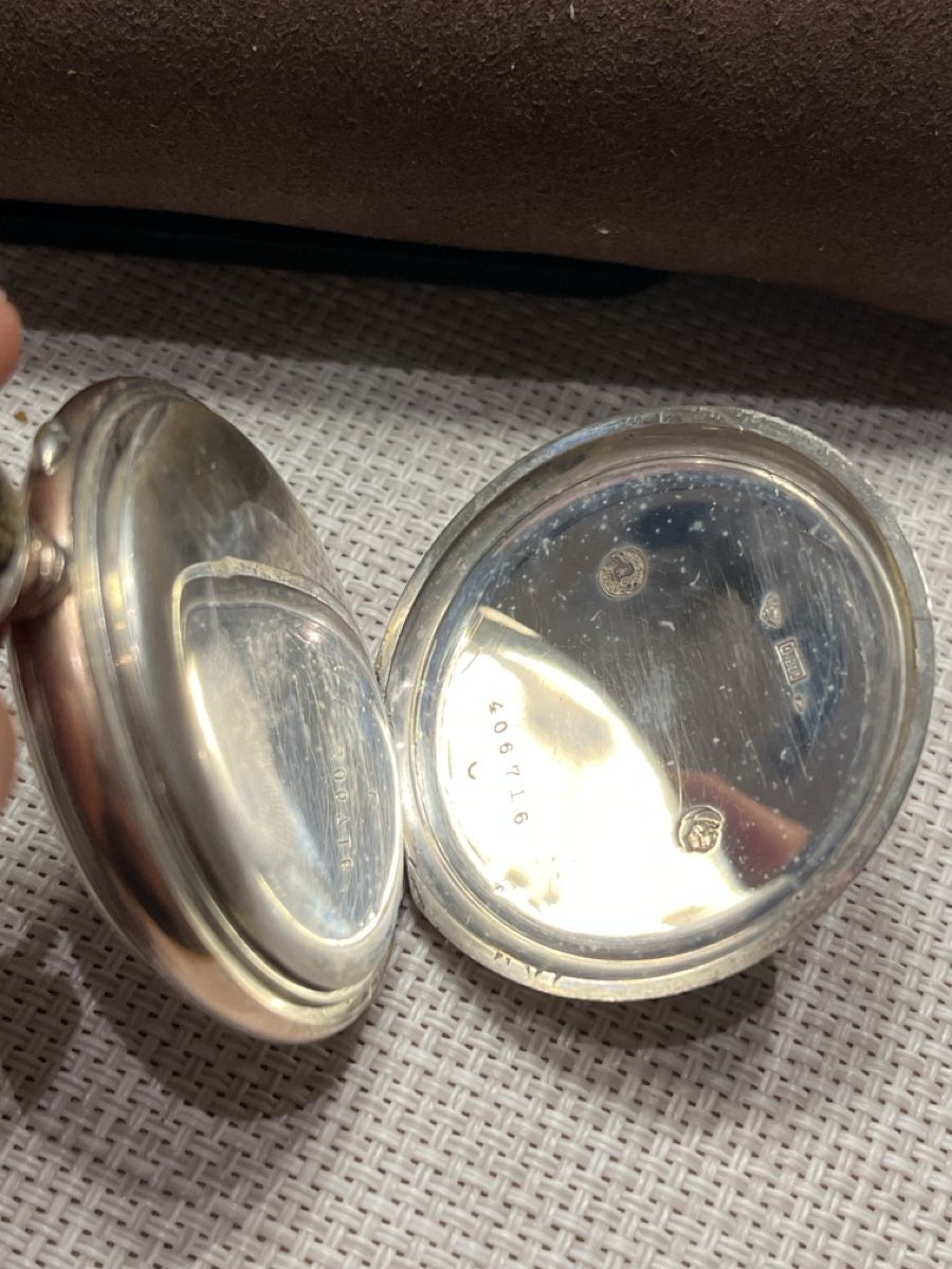 Montres: Taschenuhr 0,800 Silber  – D'occasion à Rheineck par UhrenReinhardt 2