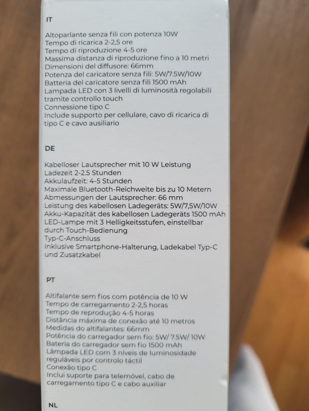 Lautsprecher: Prixton Speaker und Ladestation,  Original verpackt – Gebraucht aus Basel von BT-WS1256 3