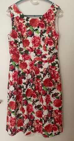 Kleid Blumenkleid Hallhuber Grösse 40
