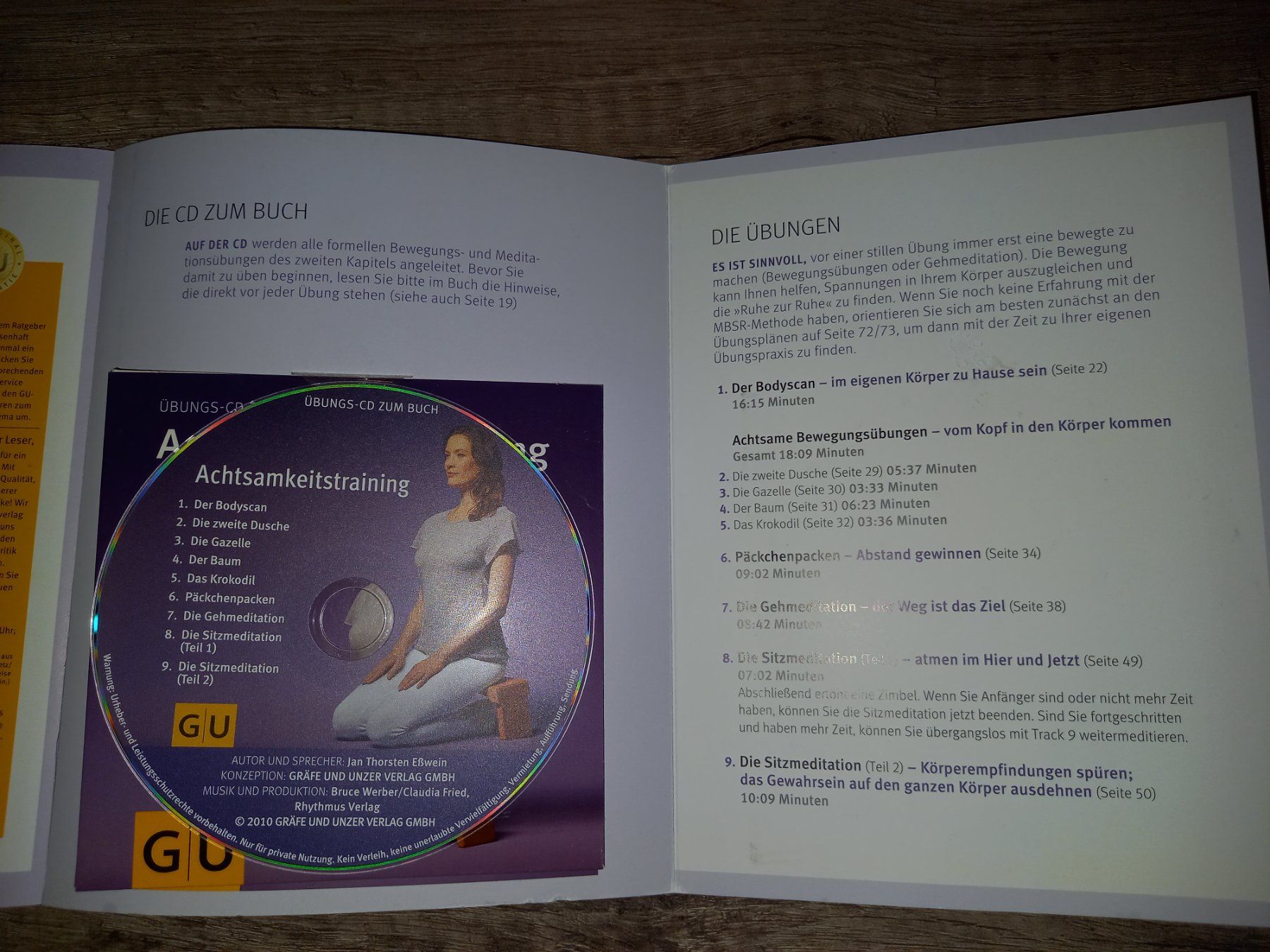 Libri: Achtsamkeitstraining - MBSR Anti-Stress Methode mit CD!  ... – Usato da Visp venduto da stell_4cce 2