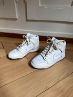 NIKE - High Top Leder Sneaker weiss 35.5