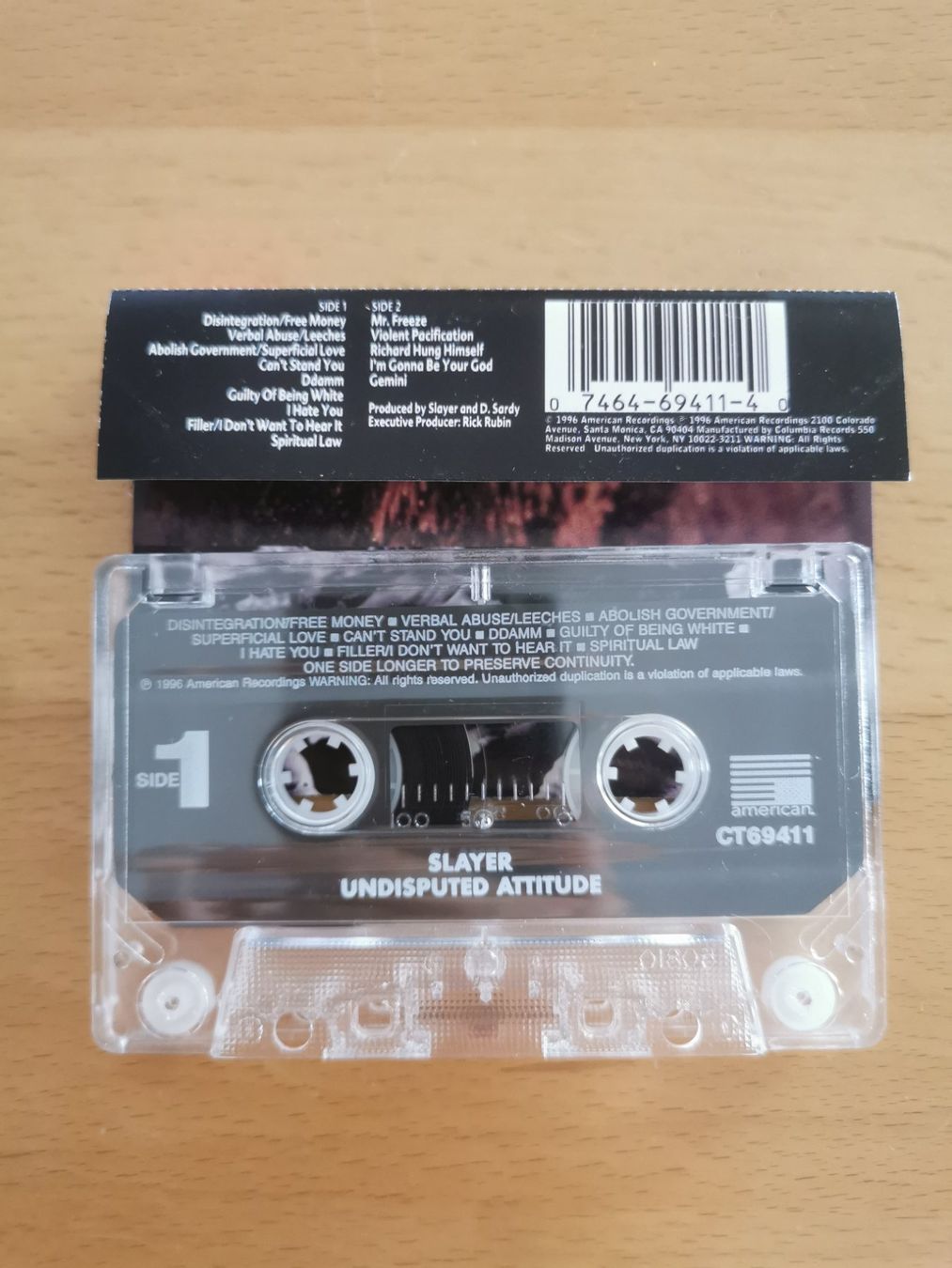 Musicassette: Slayer - Undisputed Attitude (Cassette) – Usato da St.Gallen venduto da Tamal0204 1