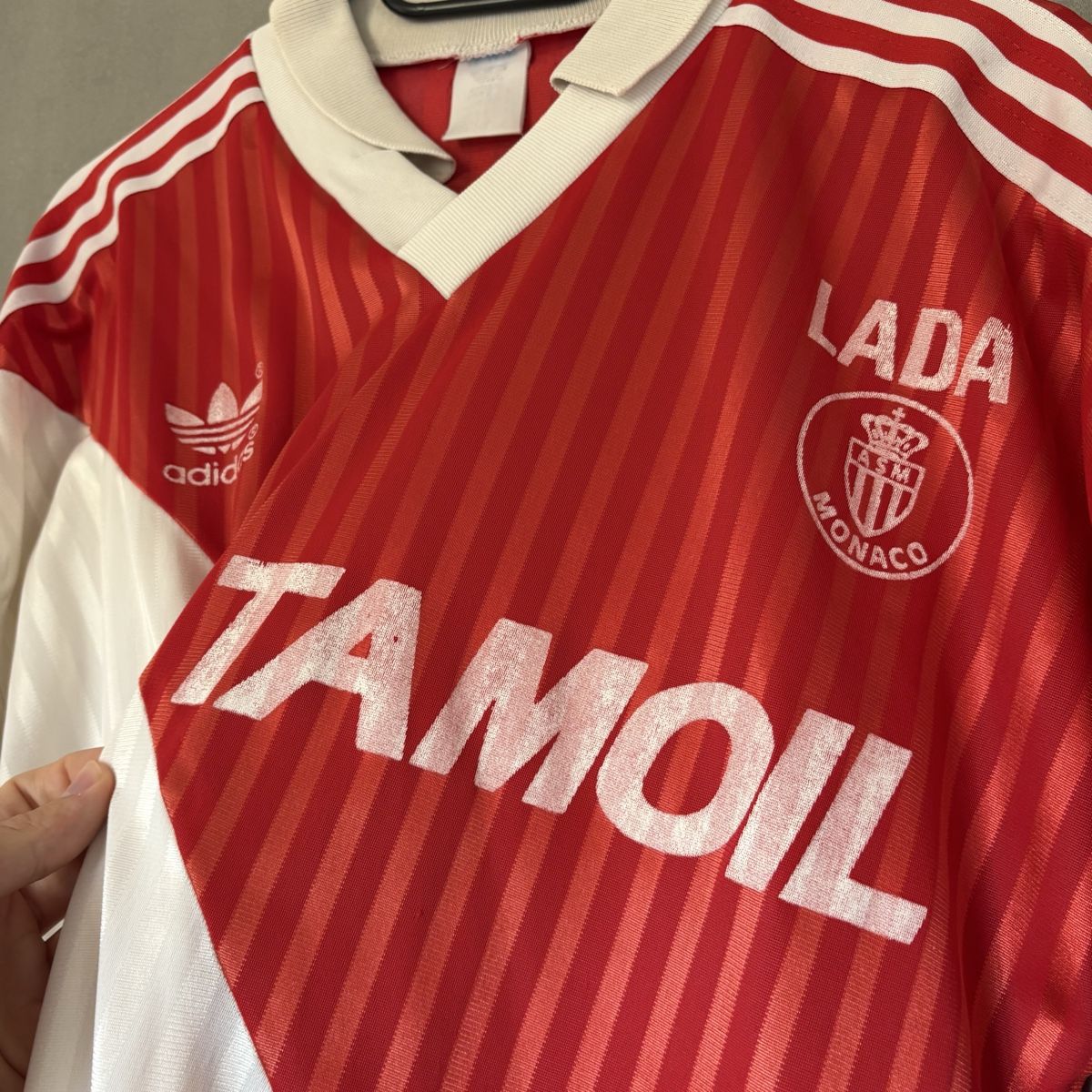 Adidas Canottiere & Pantaloni: As Monaco Adidas Vintage 90s – Usato da Winterthur venduto da LaBodega 3