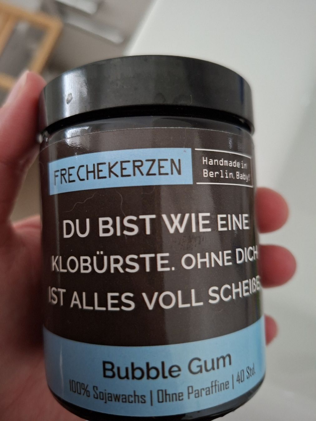 Candele: Frechekerzen Bubble Gum Duftkerze, Handmade – Nuovo e nell'imballaggio originale da Boswil venduto da lea_l85l