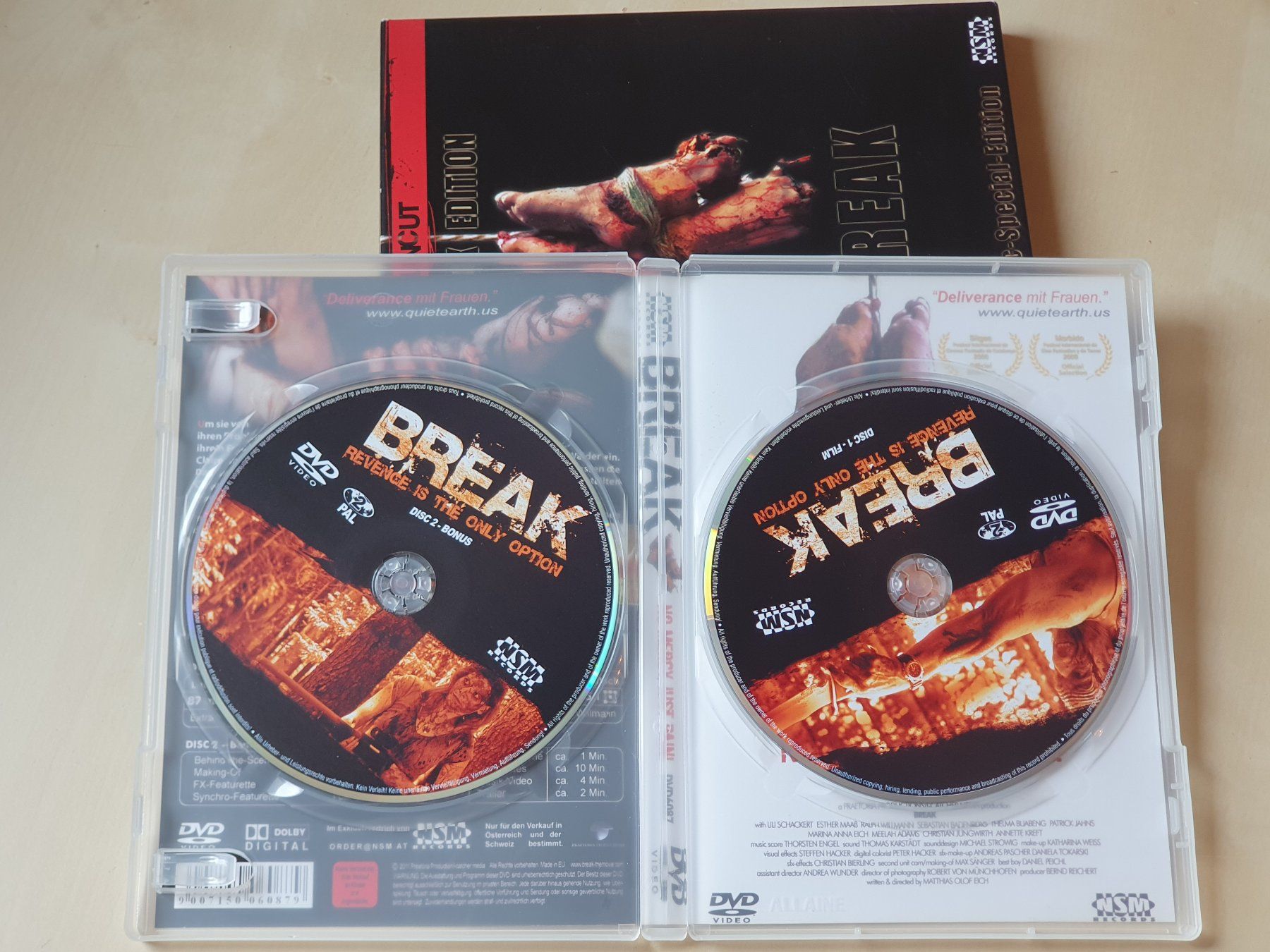 Tous les DVDs: Break uncut SE – D'occasion à Stansstad par collectorsshop 2