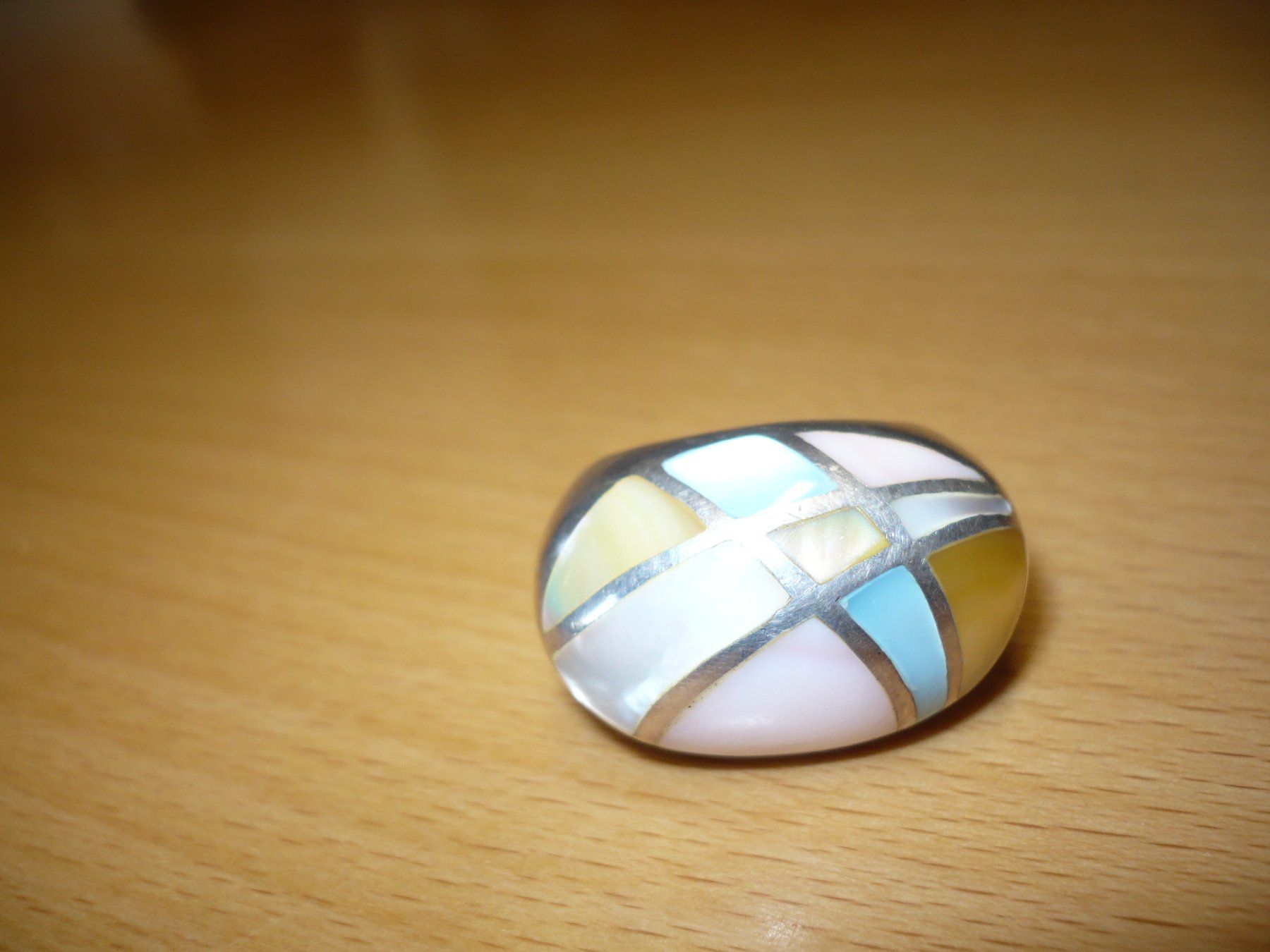 Ringe: Ring Silber mit Perlmutt – Gebraucht aus Merzligen von Marthe22 3