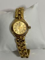Richelieu Damen Quarz Armbanduhr Uhr SWISS MADE goldfarben