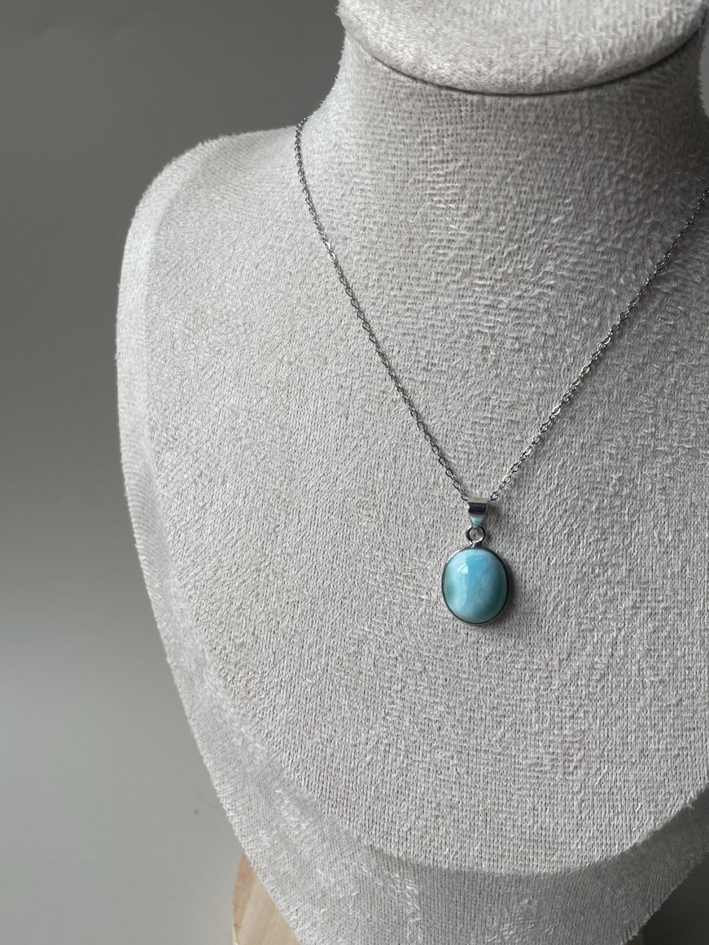 Anhänger: Larimar-Cabochon-02 – Neu und originalverpackt aus Schiers von sisikristall 2