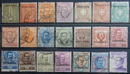 Eritrea Italien ex. Kat. 1-52 gest. 1893/1921 Kat. 160 Euro