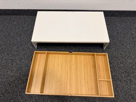 ELLOVEN  Monitorerhöhung mit Schublade