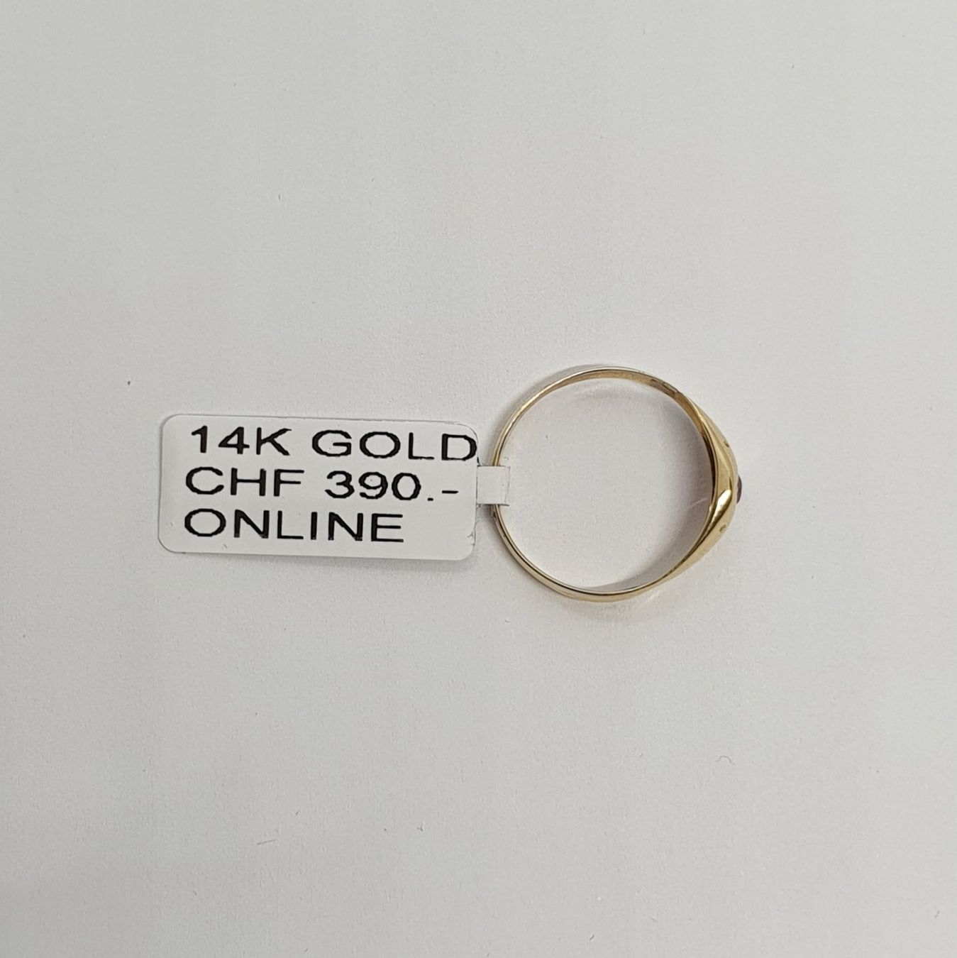 Anelli: Echt 14K Gold Ring – Usato da Luzern venduto da Goldhaus-Luzern 1