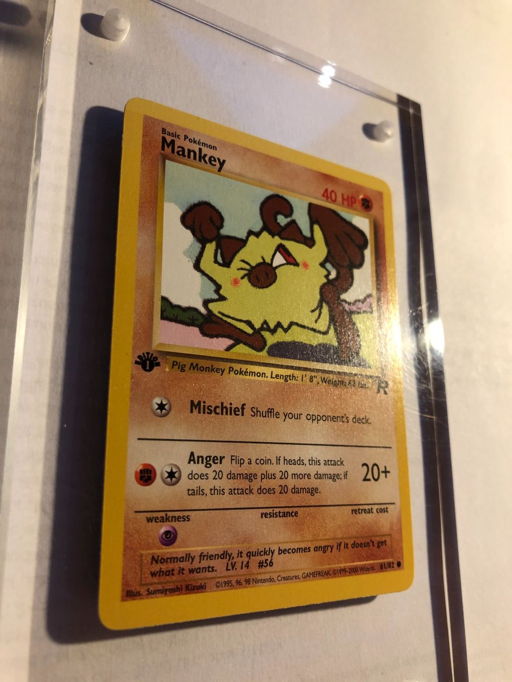 Carte collezionabili: Mankey 1st Team Rocket - MINT - ab 1.- – Usato da Giubiasco venduto da dan_pr8b 1