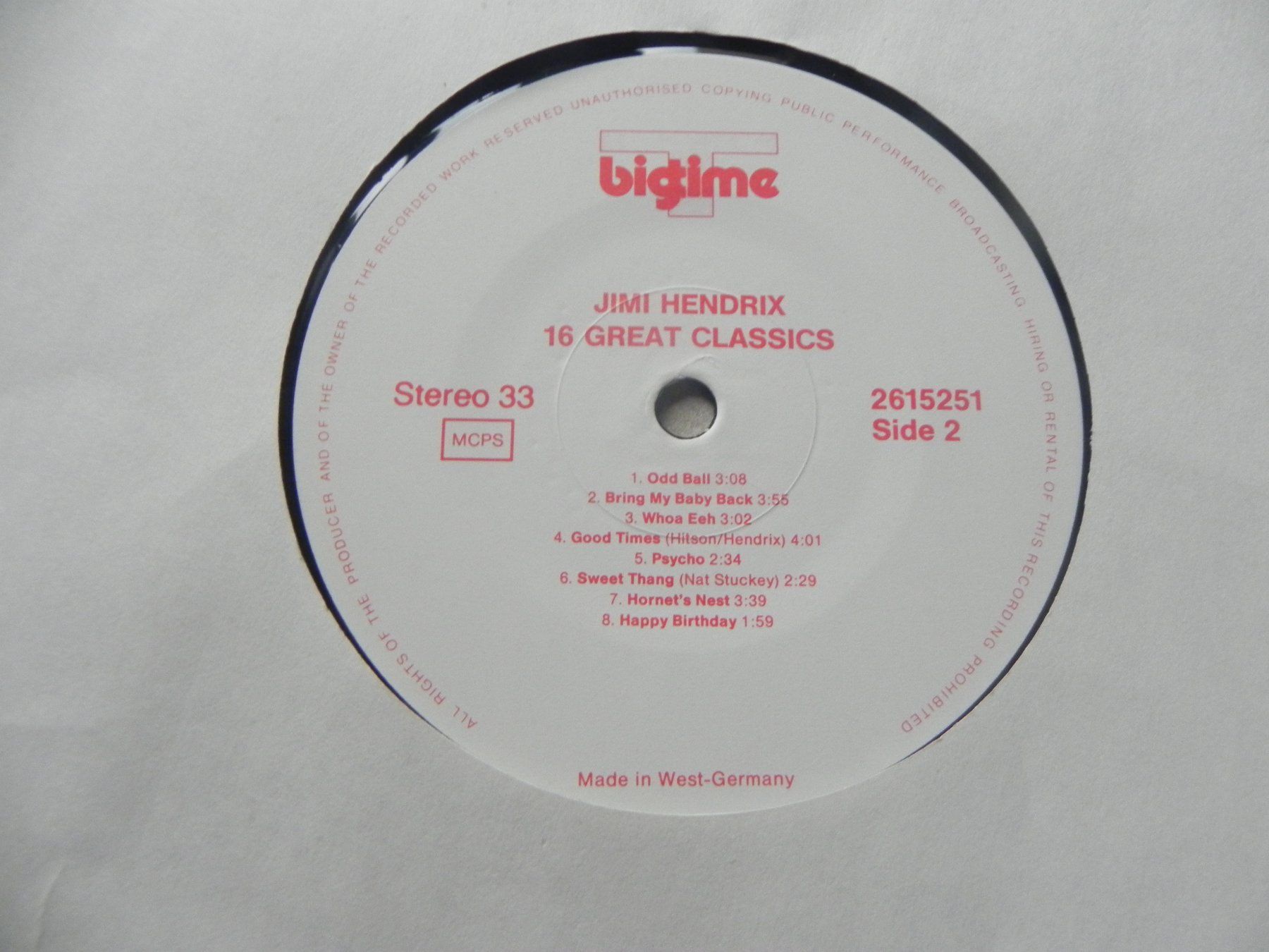 Dischi in vinile: LP USA Psychedelic Rock Jimi Hendrix 16 Greatest Classics – Usato da Siebnen venduto da krimsie 4