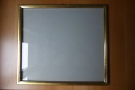 Antiker Bilderrahmen handvergoldet über Eck - 33 x 37 cm