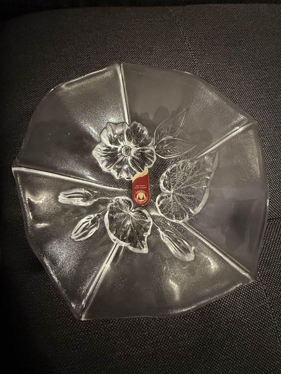 Walther Glas Ciotole: Glasschale Walther Glas 3D Optik – Usato da Buchs SG venduto da and_d8tp