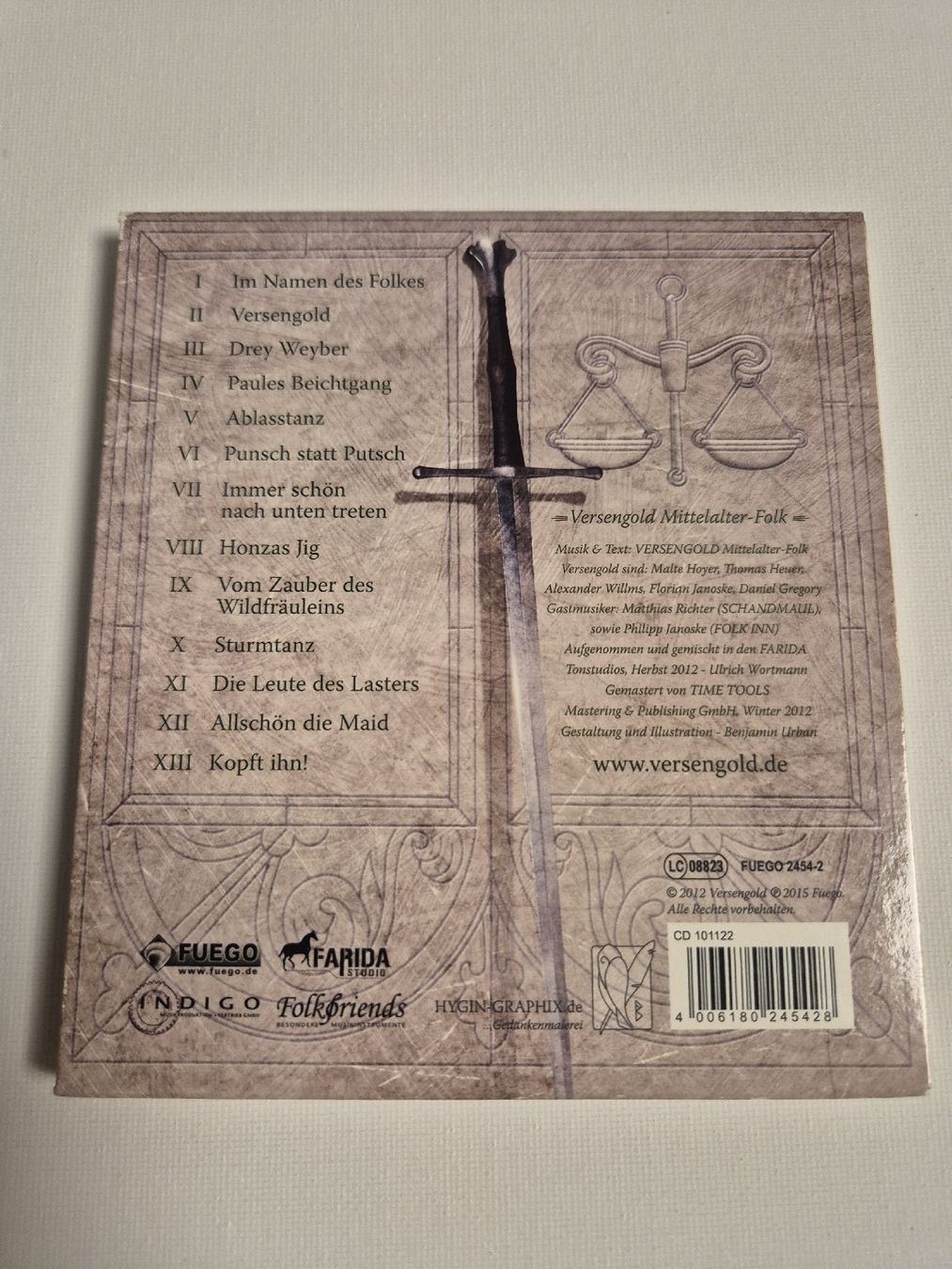 CD: Versengold - Im Namen des Volkes - CD – Nuovo (secondo la descrizione) da Uster venduto da newwave0 1