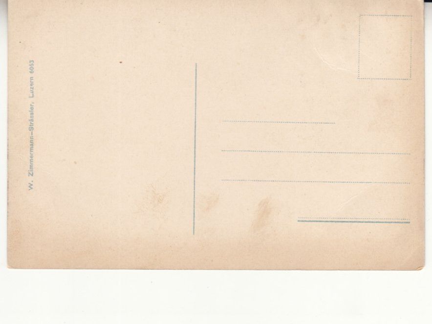 Ansichtskarten: Luzern Spreuerbrücke ca. 1925 – Gebraucht aus Bürglen TG von StampGraf 1
