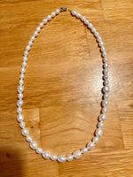 Natürliche Süßwasserperlenkette, Länge 54 cm