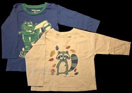 Next & Smile Langarmshirts, Gr. 80/86, süss