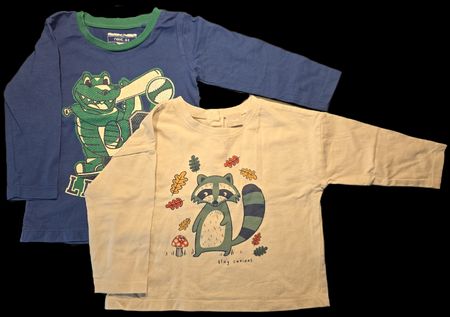 Next & Smile Langarmshirts, Gr. 80/86, süss
