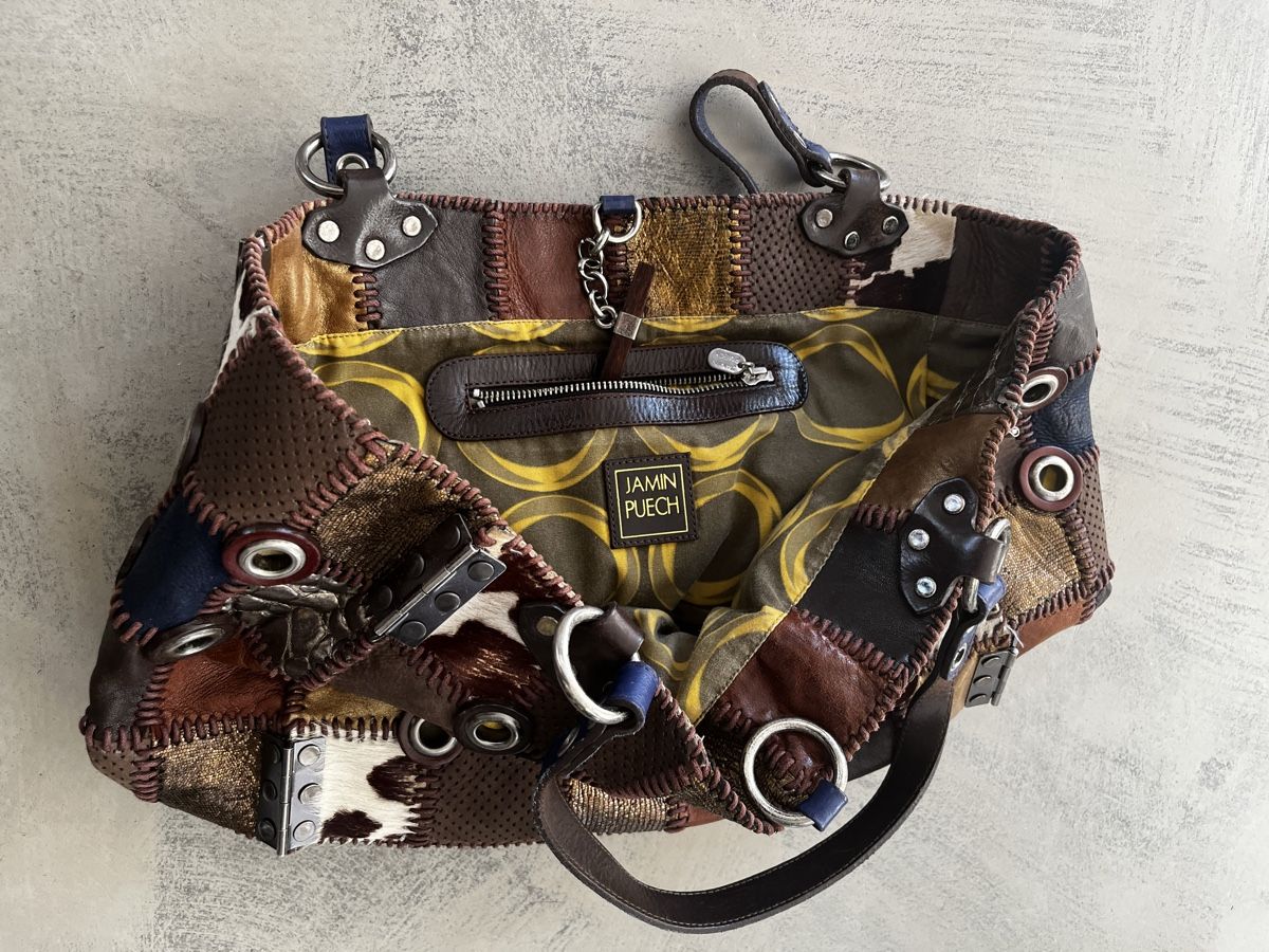 Taschen für Damen: Borsa Jamin Puech - leather patchwork – Gebraucht aus Iseo von val_tgk5 6