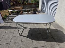 Campingtisch klappbar 150 x 80 cm höhenverstellbar Alu