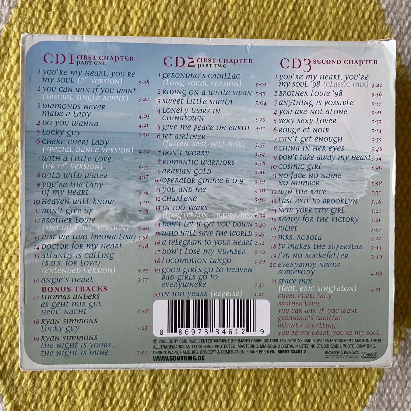 CD: MODERN TALKING-3BOX SET ALL THE BEST DEFINITIVE COLLECTION – Usato da Rorschacherberg venduto da CD-Roli 1