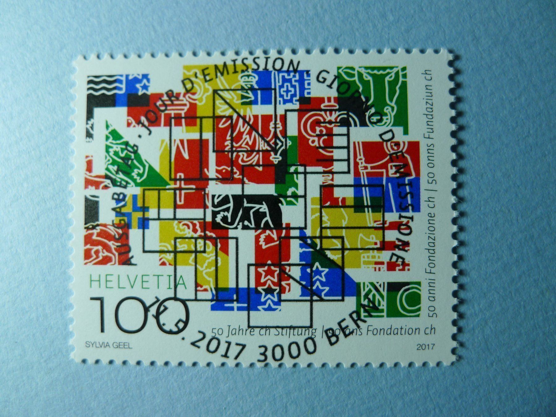 Alle Briefmarken: 2017 Sondermarke CH Stiftung 1638 – Gebraucht aus Dagmersellen von sli72