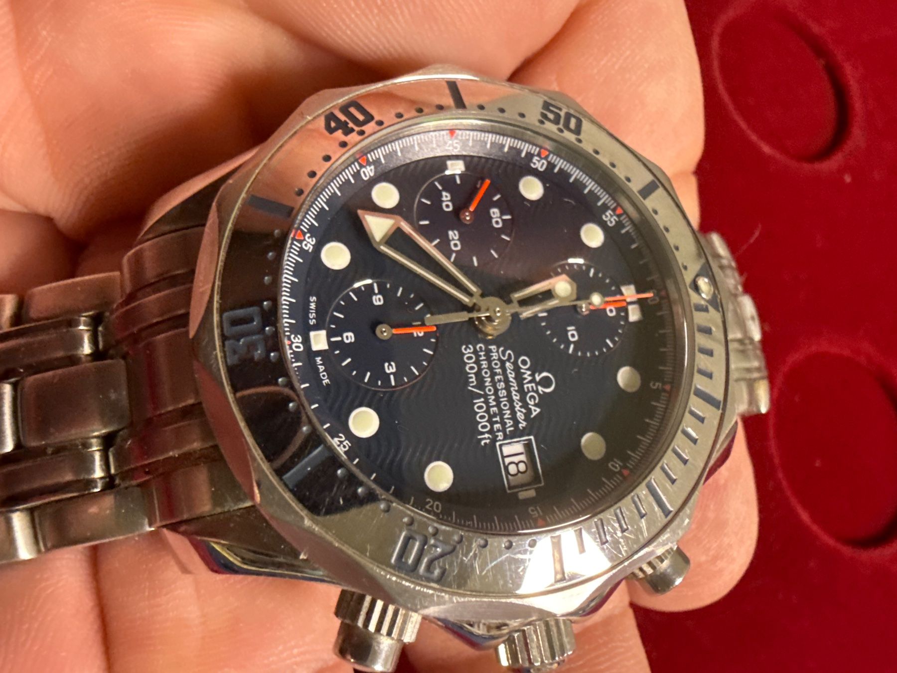 Omega Uhren: Omega Seamaster Professionell Chronometer 43 mm – Gebraucht aus Pfeffingen von Allhandelklgwatches 1
