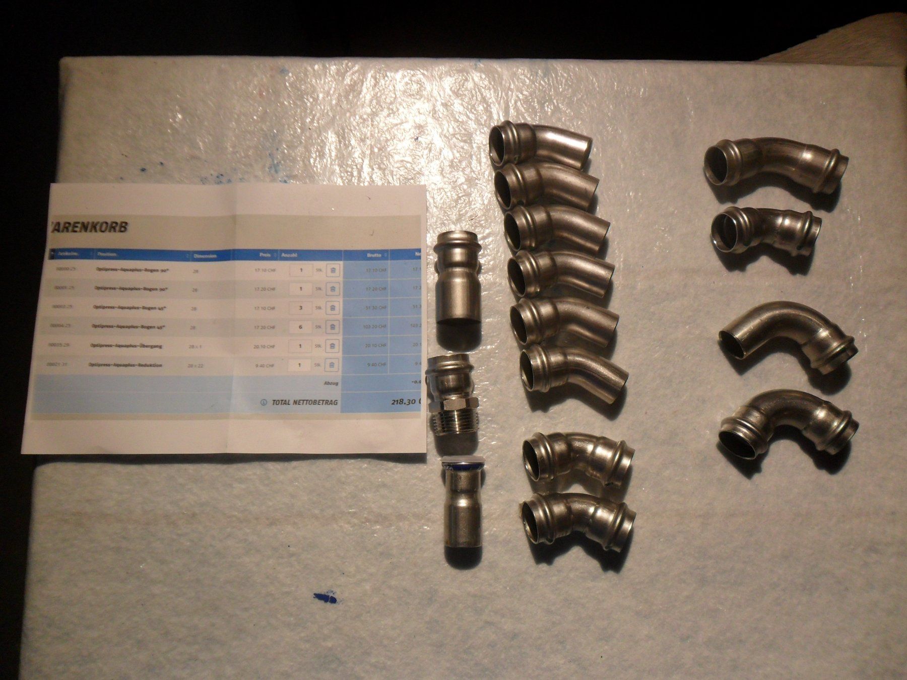 Robinetterie: Nussbaum Pressfittinge – Neuf (Voir description) à Aesch BL par isc_85jd