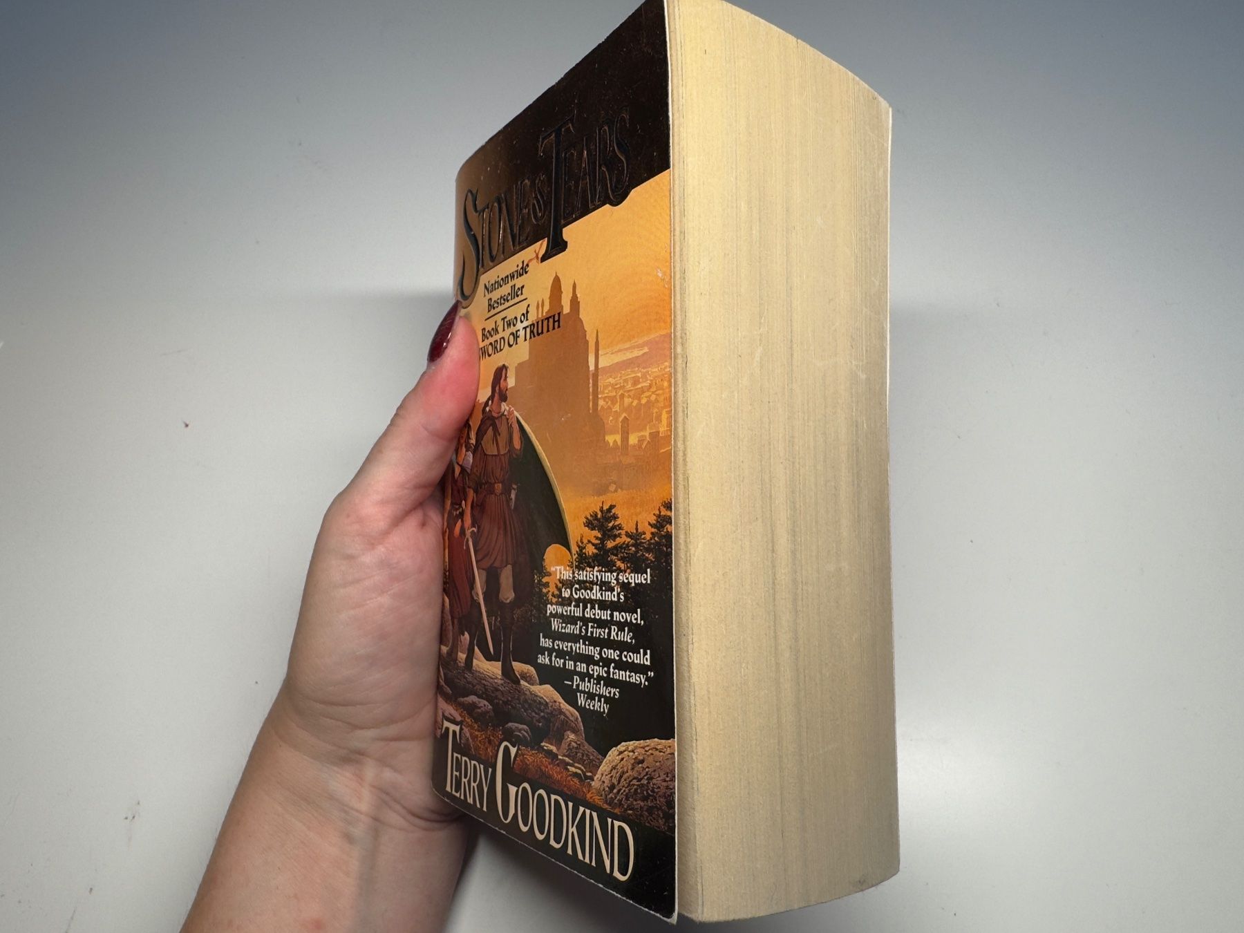 Libri: NOVEL: Terry Goodking, Stone tears, Book two – Usato da Grosswangen venduto da English_books 1