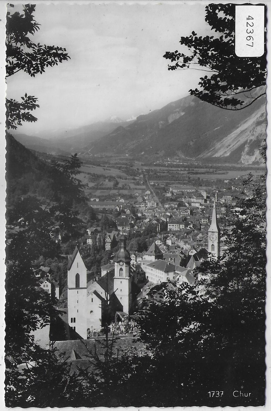 Cartoline postali: Chur - Generalansicht – Usato da Ettingen venduto da Kartenplanet