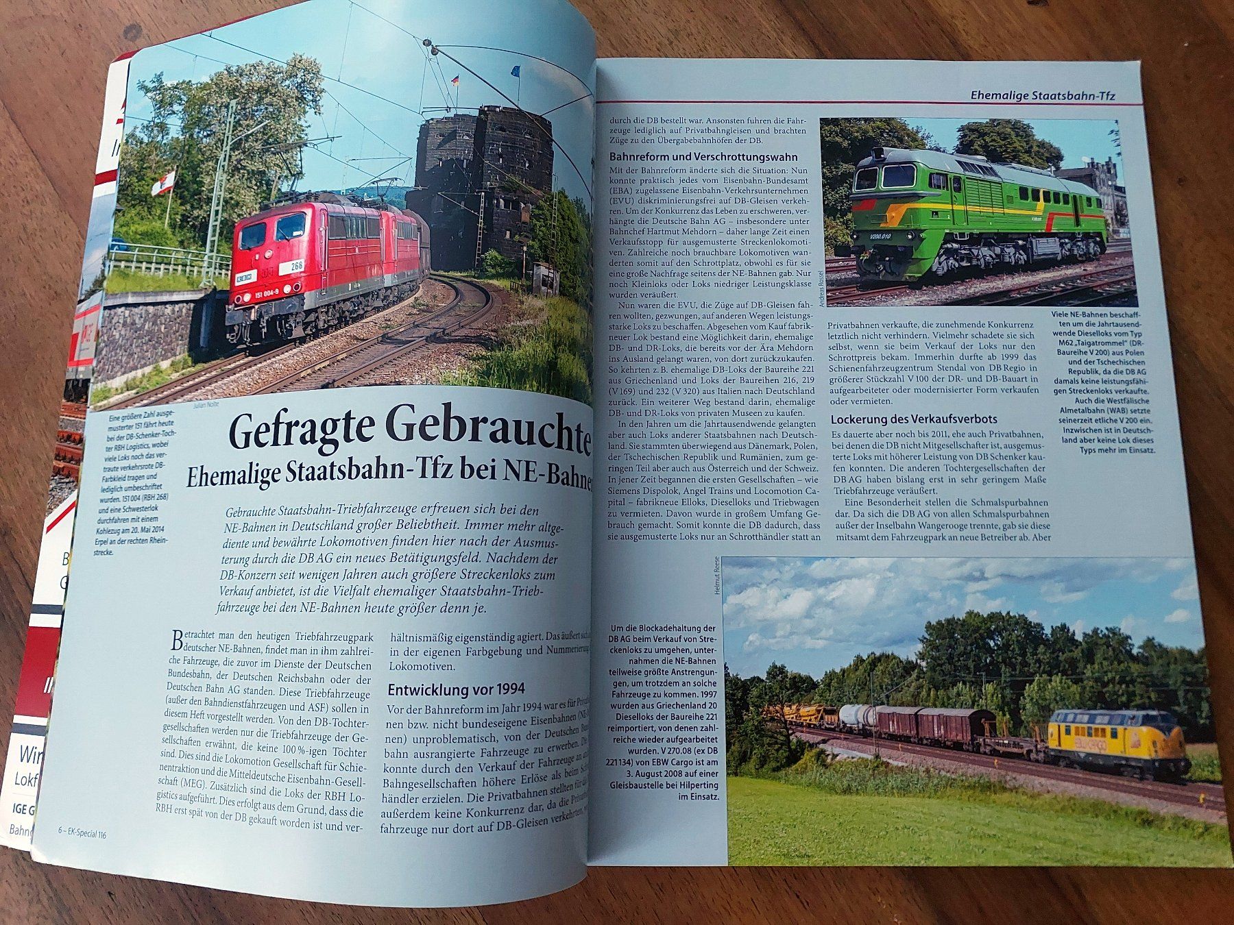 Riviste & Magazine: Eisenbahn-Kurier Special - NE-Bahnen 2015 – Usato da Schönenwerd venduto da Steidi 2
