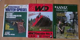 3 er Set. Magazine : Waffenspiegel 1981; 4WD 1988; ASMZ 2008