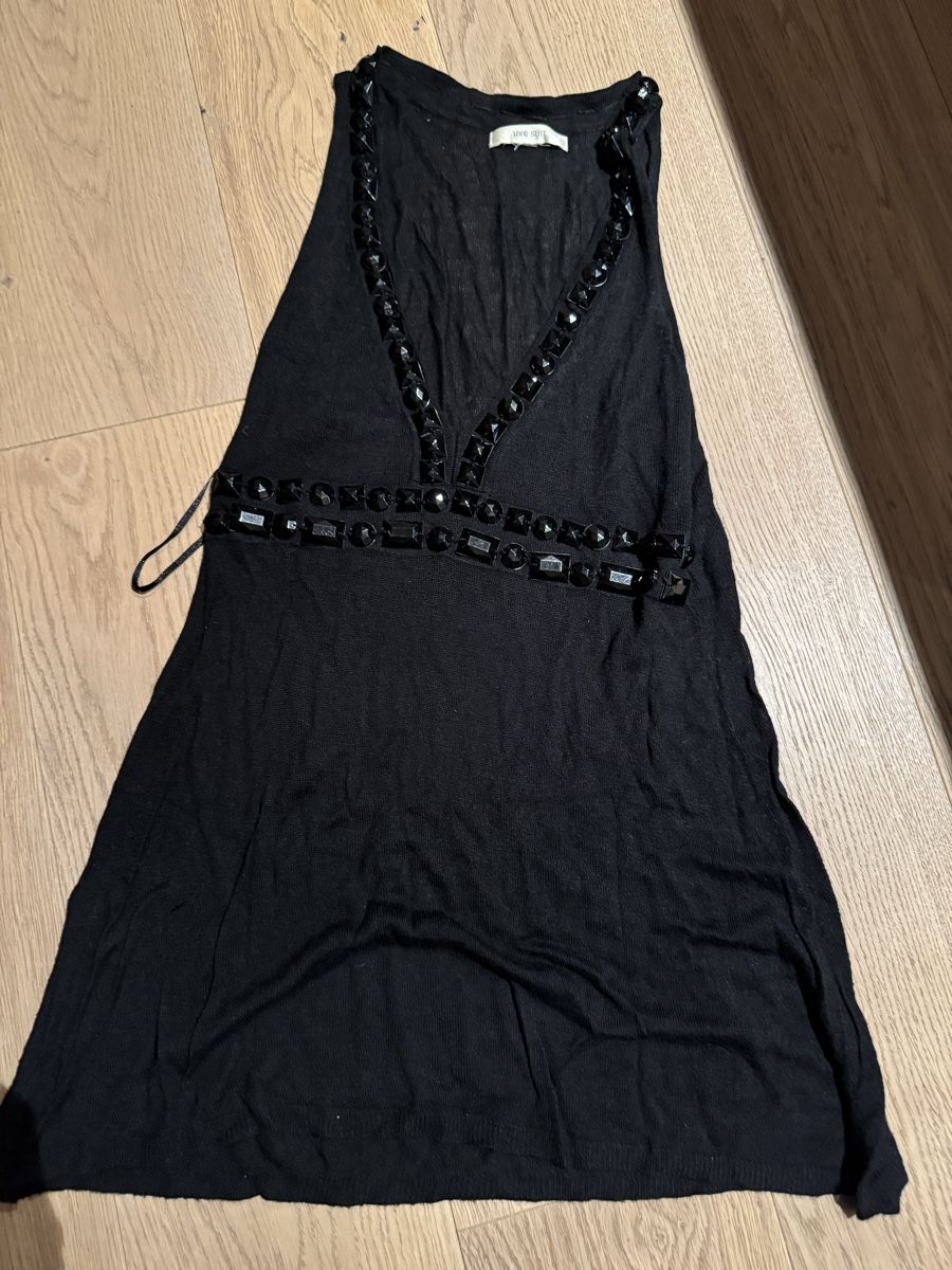 Mango Top: Schwarzes Top mit Strass Gr. S, Mango Suit – Usato da Küsnacht ZH venduto da ToddyGinger 1