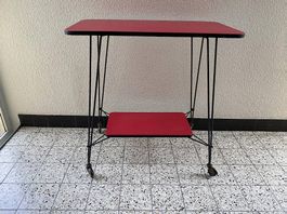 Servierboy Beistelltisch vintage spaceage midcentury