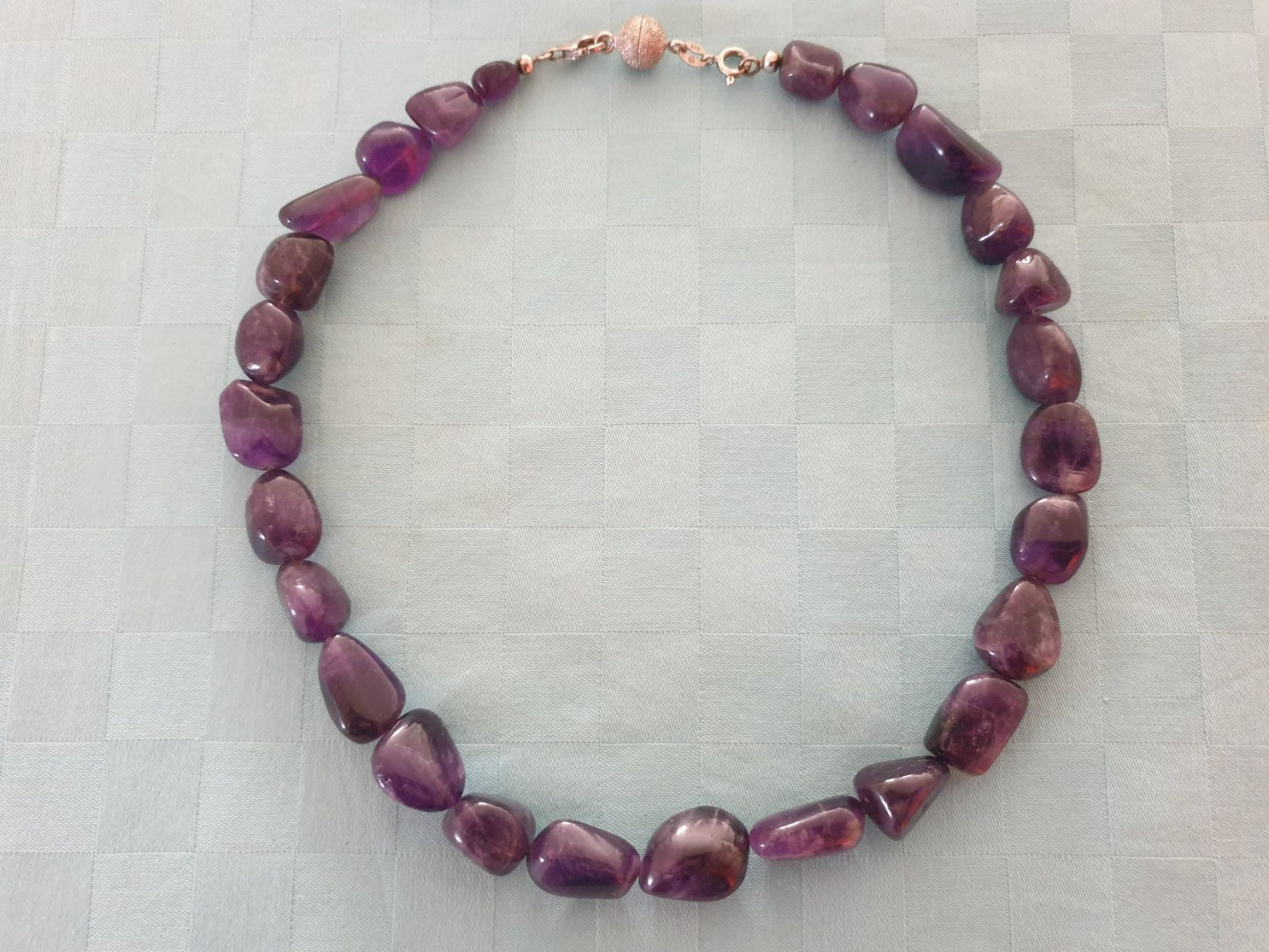 Catenine: Kette Steinkette Amethyst – Usato da Mörschwil venduto da spirspi