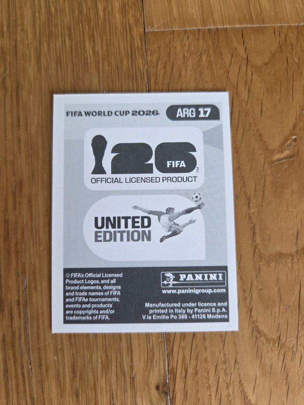 Panini Carte collezionabili: Lionel Messi Panini Sticker ARG17 – Nuovo (secondo la descrizione) da Mönchaltorf venduto da snowwater 1