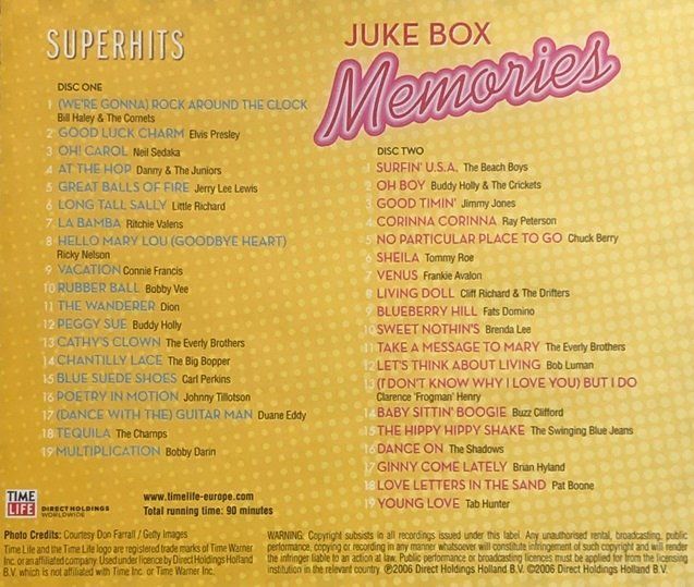 CDs: Juke Box Memories - Superhits – Gebraucht aus Grüningen von azulgris 1